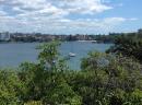 Quarantine Station: Viewing Pied-a-Mer from hill at Quarantine Station.